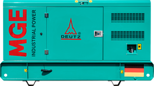 Дизельный генератор MGE P60DZ в кожухе с АВР - фото