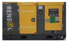 Дизельный генератор Rensol RW25HC в кожухе - фото