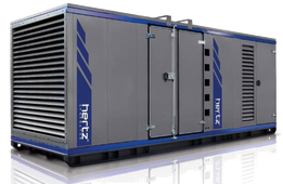 Дизельный генератор Hertz HG 712 BC в кожухе с АВР - фото Дизельный генератор Hertz HG 712 BC в кожухе с АВР - фото