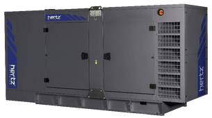 Дизельный генератор Hertz HG 150 CH в кожухе с АВР - фото
