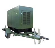 Дизельный генератор ССМ ЭД-60-Т400-РКМ1 на автомобильном прицепе с АВР - фото