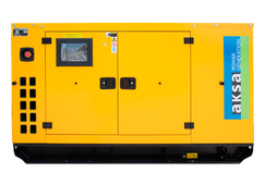 Дизельный генератор Aksa APD 89C в кожухе - фото