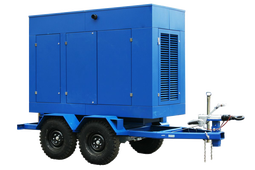 Дизельный генератор ТСС АД-50С-Т400-1РПМ9 на прицепе - фото