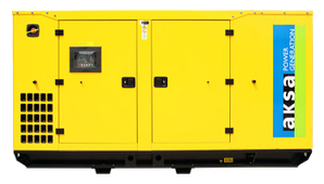 Дизельный генератор Aksa APD165BD в кожухе - фото