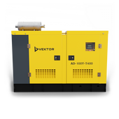 Дизельный генератор VEKTOR AD-100Y-T400 в шумозащитном кожухе с АВР - фото Дизельный генератор VEKTOR AD-100Y-T400 в шумозащитном кожухе с АВР - фото