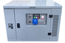 Бензиновый генератор АМПЕРОС LT25000E в кожухе с АВР - фото