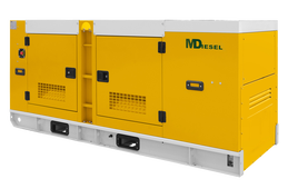 Дизельный генератор MitsuDiesel МД АД-100С-Т400-2РКМ29 (MDH 110 6LT) в шумозащитном кожухе с АВР - фото