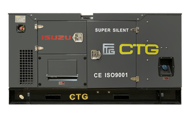 Дизельный генератор CTG 45IS-M в кожухе - фото Дизельный генератор CTG 45IS-M в кожухе - фото