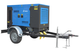 Дизельный генератор ТСС АД-20С-Т400-1РКМ7 на прицепе с АВР - фото