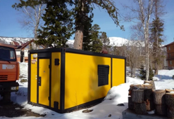 БУ дизельный генератор Doosan BK5-680 в контейнере - фото