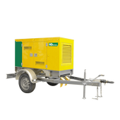 Дизельный генератор MitsuDiesel МД ЭД-50С-Т400-2РКМ29 в шумозащитном кожухе на шасси с АВР - фото