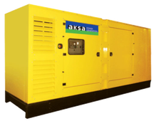 Дизельный генератор Aksa AC-550 в кожухе - фото