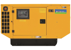 Дизельный генератор Aksa APD22P в кожухе с АВР - фото