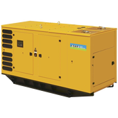 Дизельный генератор Aksa APD550P в кожухе с АВР - фото