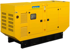 Дизельный генератор Aksa APD150A в кожухе - фото