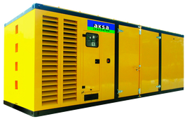 Дизельный генератор Aksa APD 1540M в кожухе с АВР - фото Дизельный генератор Aksa APD 1540M в кожухе с АВР - фото