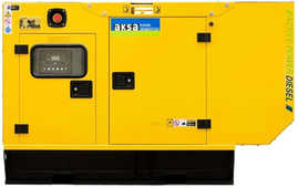 Дизельный генератор Aksa APD70A в кожухе - фото Дизельный генератор Aksa APD70A в кожухе - фото