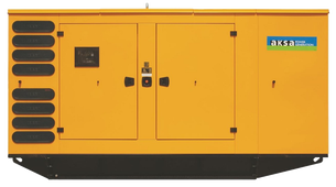 Дизельный генератор Aksa AVP-550 в кожухе - фото