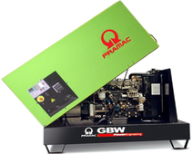 Дизельный генератор Pramac GBW 15 P в кожухе с АВР - фото