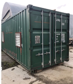 БУ дизельный генератор Cummins c500d5e в контейнере - фото