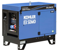 Дизельный генератор SDMO DIESEL 6500 TA SILENCE AVR C5 с АВР - фото Дизельный генератор SDMO DIESEL 6500 TA SILENCE AVR C5 с АВР - фото