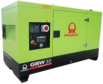 Дизельный генератор Pramac GBW 30 P в кожухе с АВР - фото