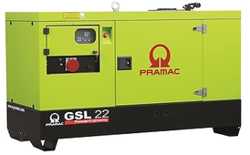 Дизельный генератор Pramac GSL 22 D в кожухе с АВР - фото Дизельный генератор Pramac GSL 22 D в кожухе с АВР - фото