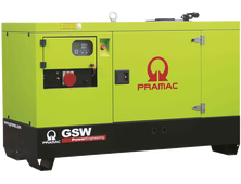 Дизельный генератор Pramac GSW 50 Y в кожухе с АВР - фото