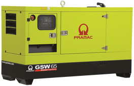 Дизельный генератор Pramac GSW 65 P в кожухе - фото