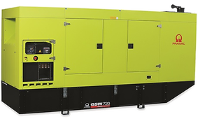 Дизельный генератор Pramac GSW 720 V в кожухе с АВР - фото