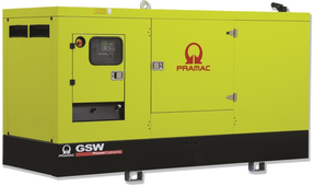 Дизельный генератор Pramac GSW 110 D в кожухе с АВР - фото