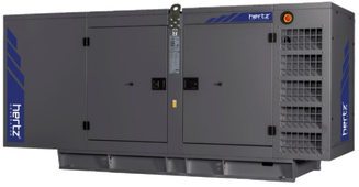Дизельный генератор Hertz HG 330 CL в кожухе - фото Дизельный генератор Hertz HG 330 CL в кожухе - фото