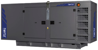 Дизельный генератор Hertz HG 122 BC в кожухе с АВР - фото