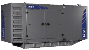 Дизельный генератор Hertz HG 500 CL в кожухе - фото