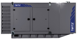 Дизельный генератор Hertz HG 400 DL в кожухе с АВР - фото Дизельный генератор Hertz HG 400 DL в кожухе с АВР - фото