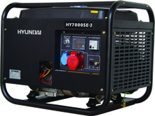 Бензиновый генератор Hyundai HY 7000SE-3 - фото Бензиновый генератор Hyundai HY 7000SE-3 - фото