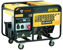 Бензиновый генератор Kipor KGE 12 E3 - фото