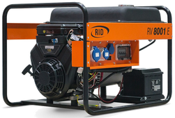 Бензиновый генератор RID RH 8001 E - фото Бензиновый генератор RID RH 8001 E - фото