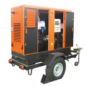 Дизельный генератор ММЗ МДГ 3024 в кожухе на шасси - фото Дизельный генератор ММЗ МДГ 3024 в кожухе на шасси - фото