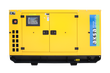 Дизельный генератор Aksa APD 135A в кожухе - фото
