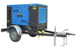 АД-20С-Т400-1РКМ11 (TDK304L) на прицепе с АВР